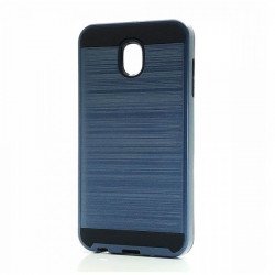 Samsung Galaxy J7 2018 / Refine / SM-J737 (AT&T) / Aero / Aura / Crown / Top / Eon / Star Armor Hybrid Case (Navy Blue)